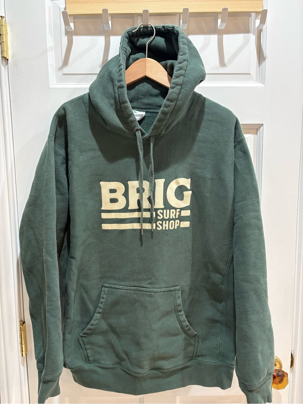 BRIG Surf Shop Green Logo Hoodie- Extremely Thick